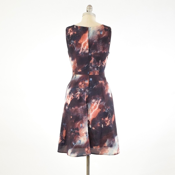 ❌SOLD❌Modcloth Galaxy Print Fit & Flare Dress - Picture 6 of 7